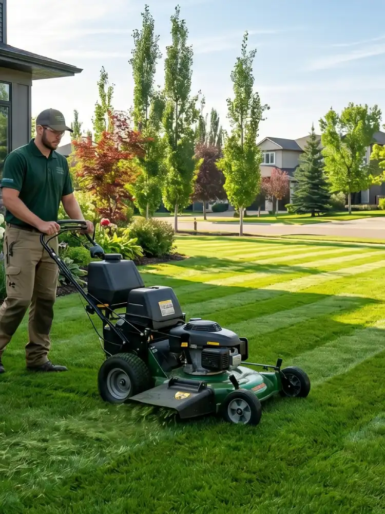 Lawn mowing